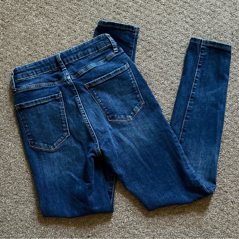 Deep Blue Skinny Women's Jeans - Picture 3 of 3